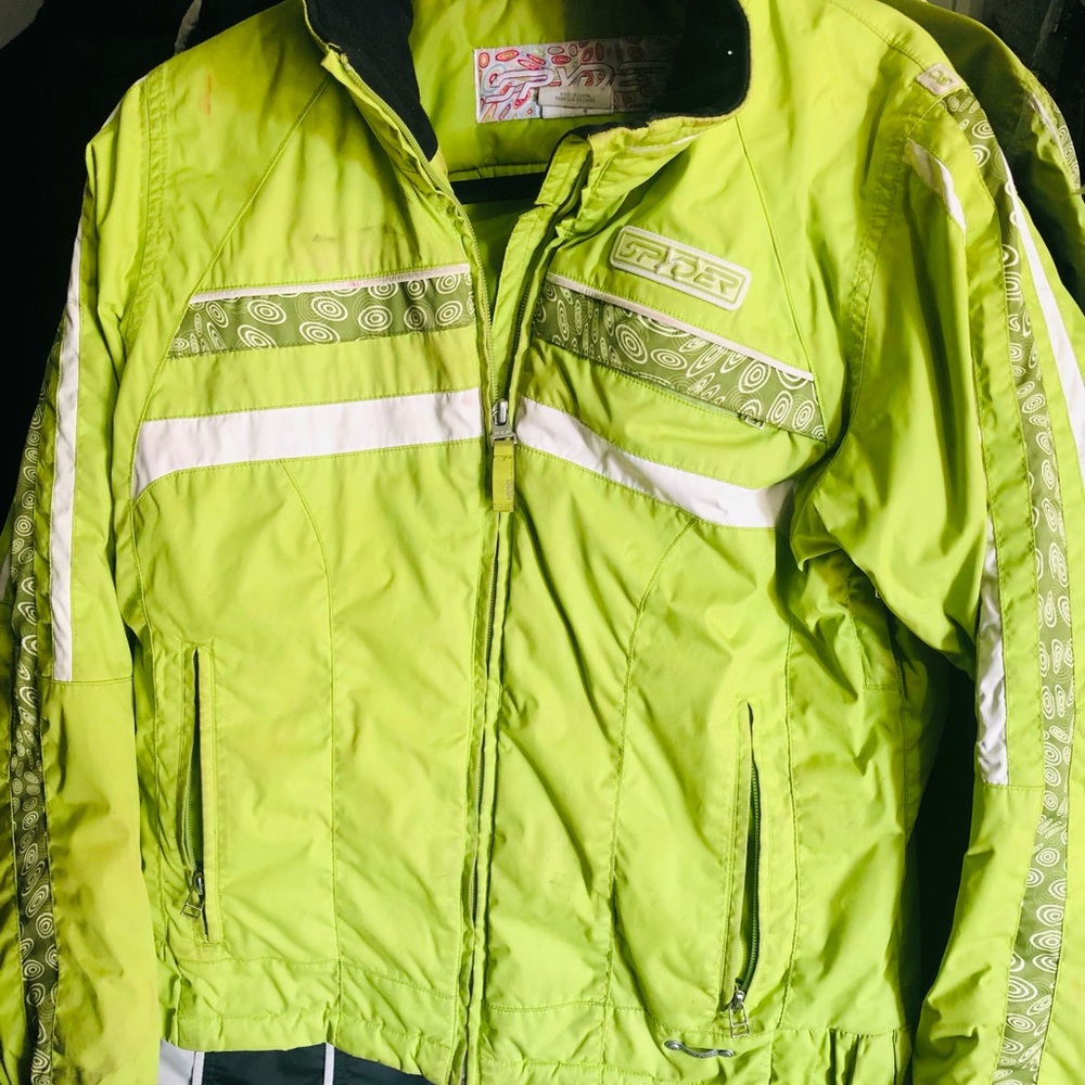 Spyder Lime Green Ski Jacket